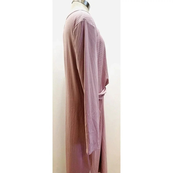 NWT NINE WEST Women Long Sleeve Pullover Round Neck Purple Maxi Dress Size XXL - Picture 11 of 14